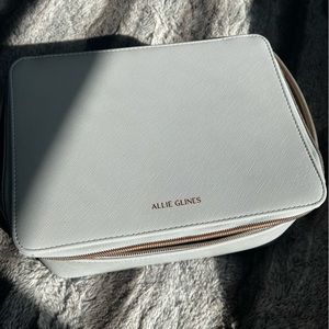 Allie Glines Gray Classic Makeup Bag